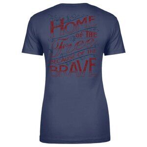 Home Of The Free Navy Women's T-Shirt